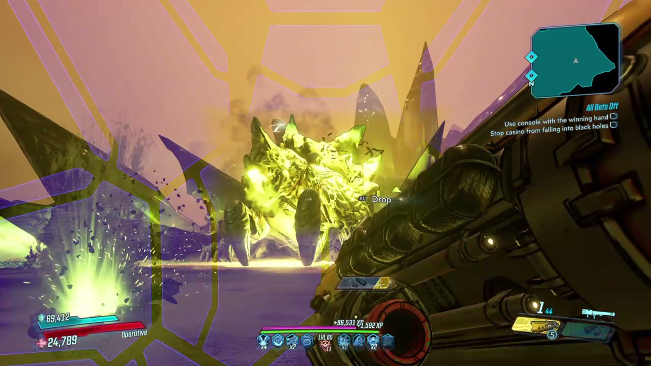 Borderlands 3 - Zane: Nukem right on top of the dome (Ruiner)