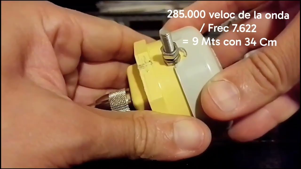 Centro de antena BALUN para HF / VHF / UHF - Fácil Economico y Duradero. HK1MUI 