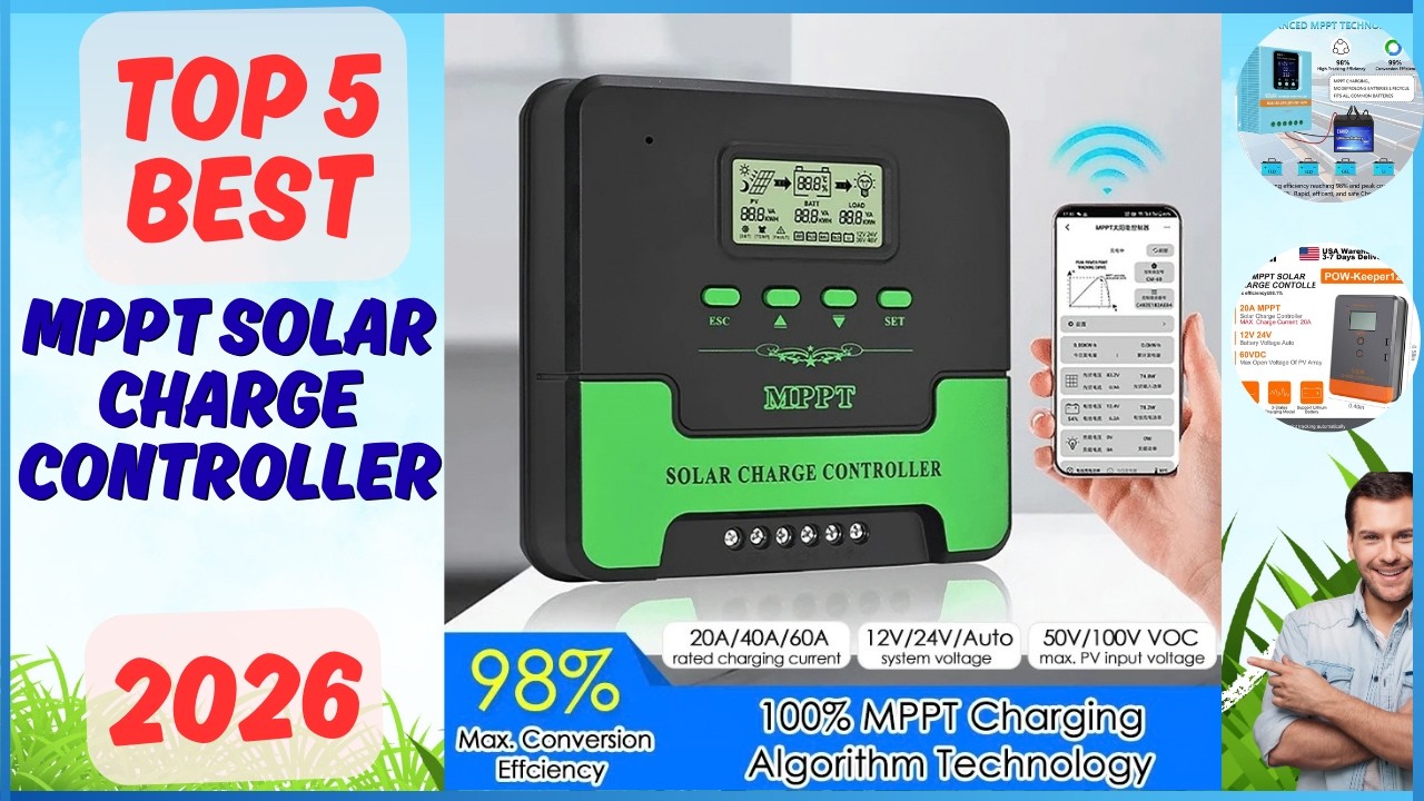 Топ-5 лучших MPPT-контроллеров заряда для солнечных батарей 2026 года на AliExpress