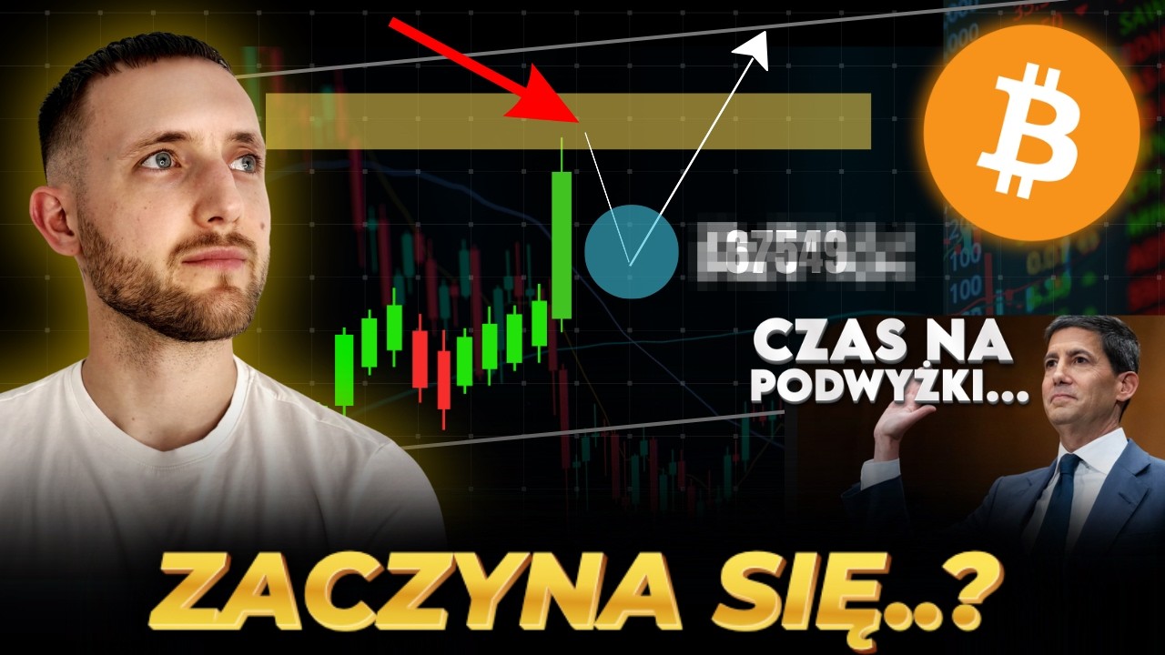 🚨 KOREKTA na BITCOINIE CORAZ BLIŻEJ? NA JAKICH POZIOMACH BĘDĘ KUPOWAŁ?