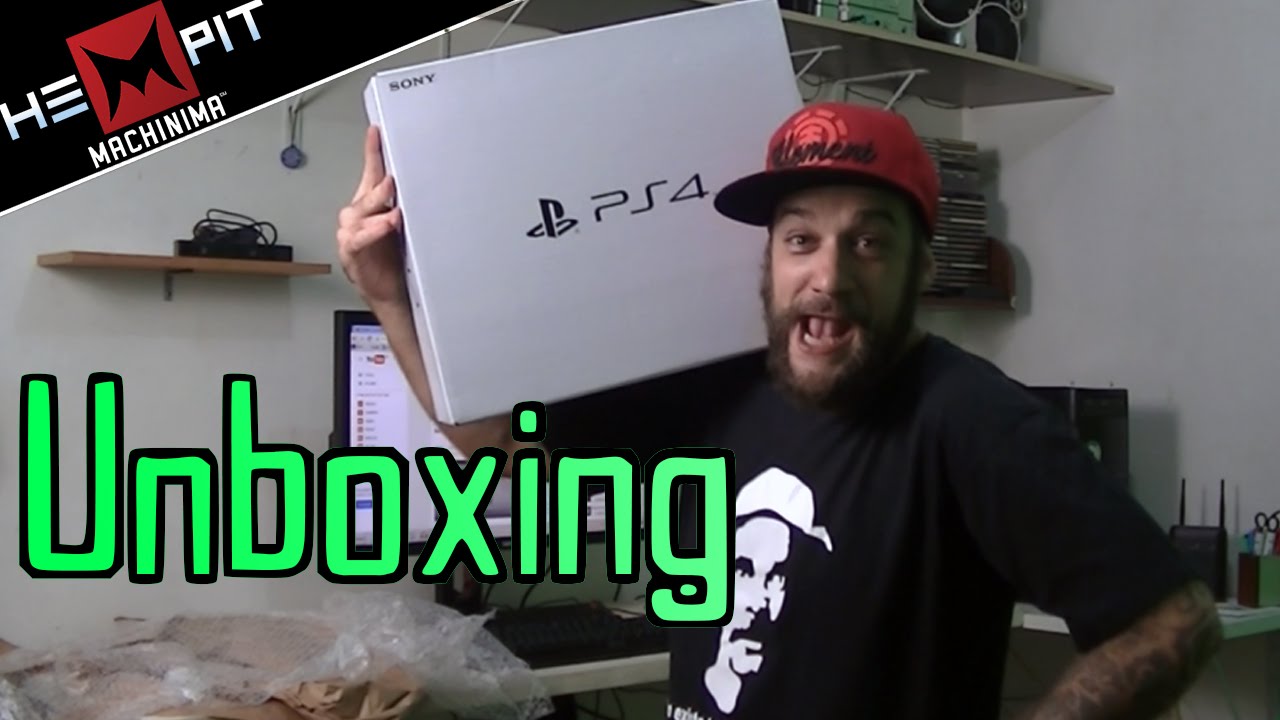 Unboxing PS4 - Pt br (Modelo Novo Americano Cuh-1215a)