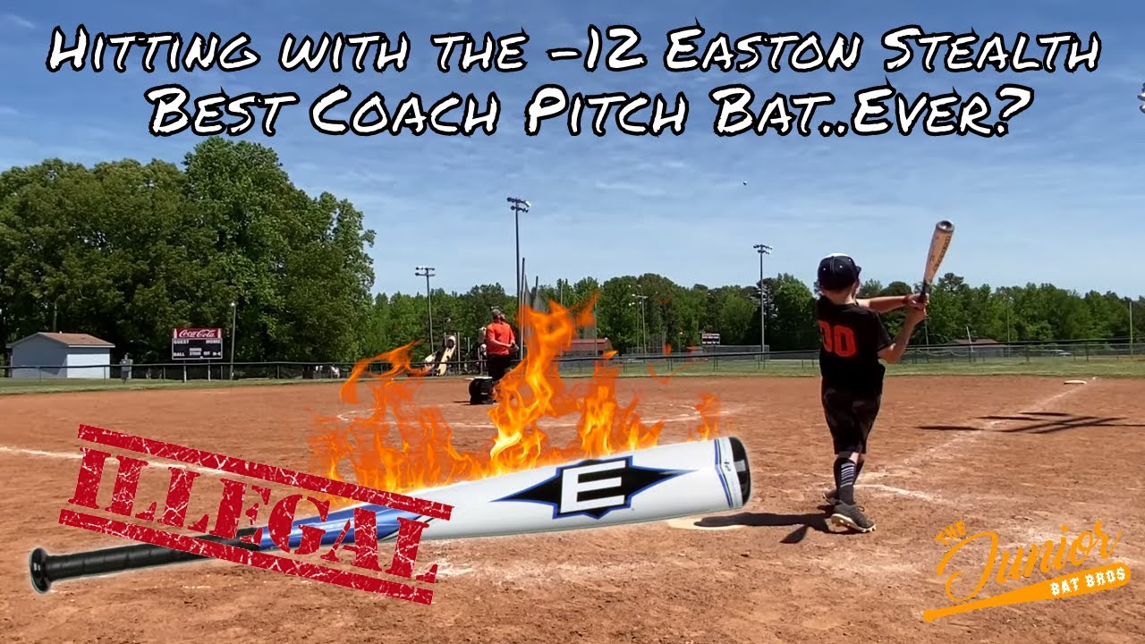 Hitting with the 2011 -12 Easton Stealth | The Best Illegal Coach Pitch Bat of All Time?