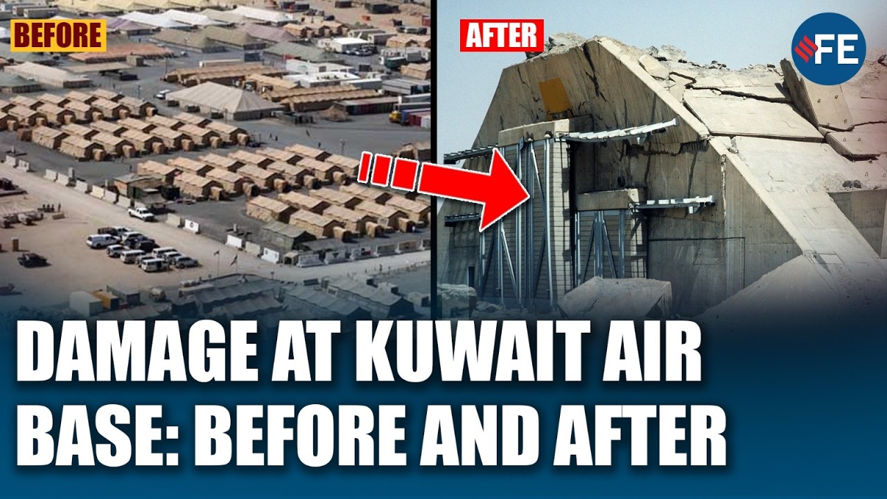 Satellite Images Show Damage At Kuwait Air Base