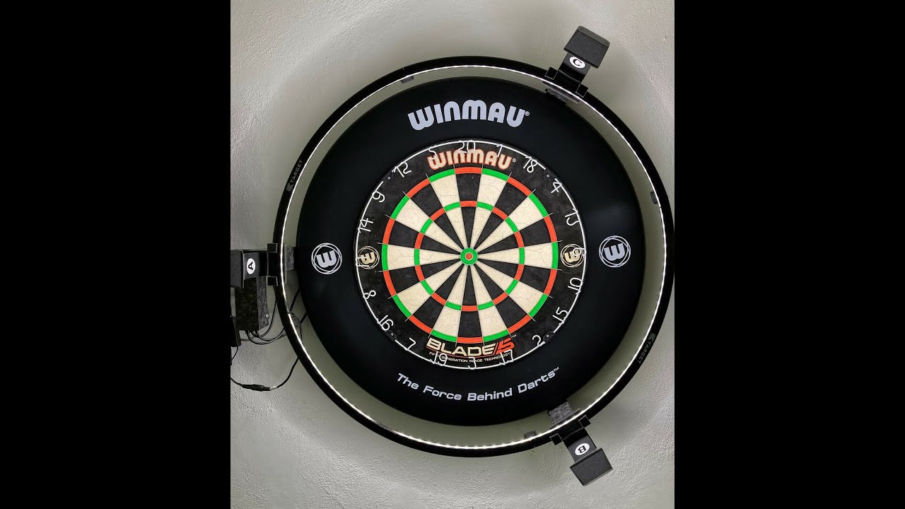 Scolia Home Kamera Halter Target Corona Vision , Forged Carbon Profile , Steeldart Scoring System
