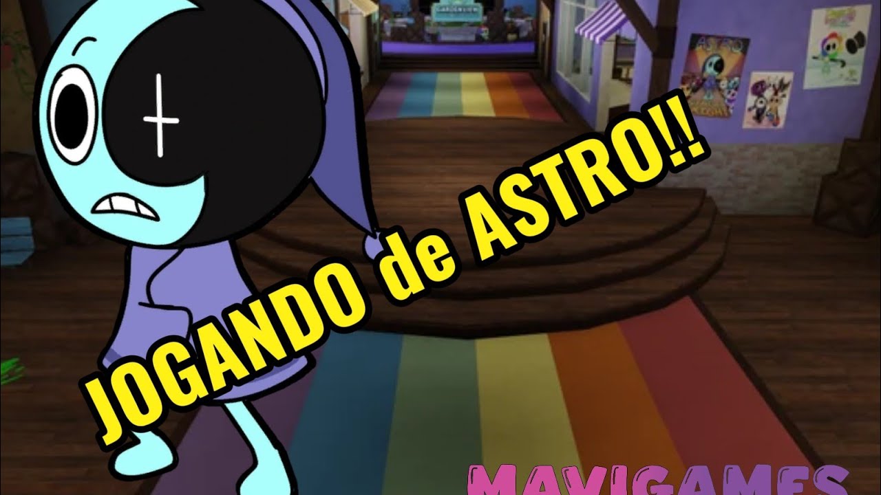 Jogando de Astro no(Dandy's World)