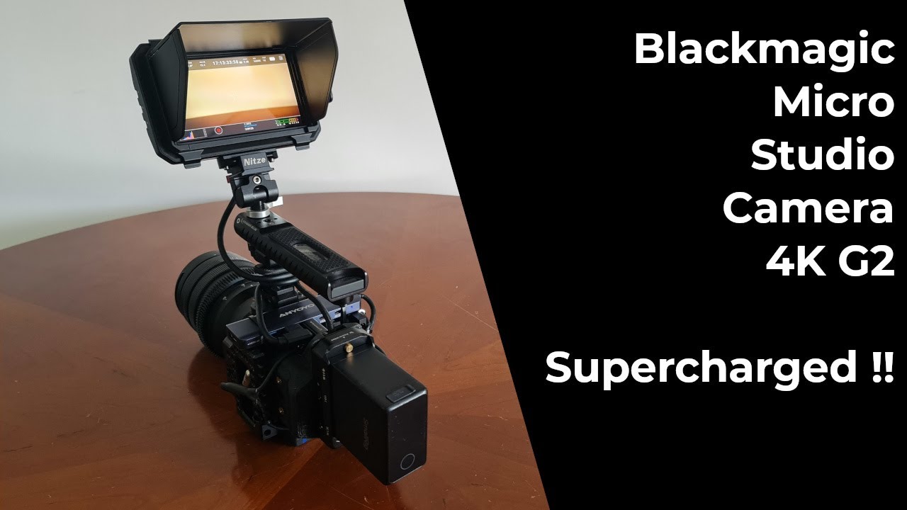 Blackmagic Micro Studio Camera 4K G2 - Supercharged !!