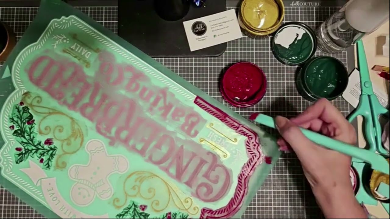 Christmas in July:  Gingerbread Baking Co on NEW Chalkable Shapes  (Chalk Couture)