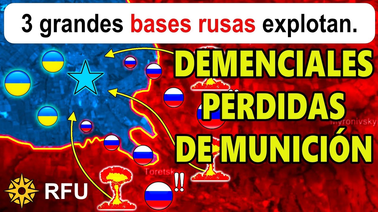 26 Ene: La batalla por Kostiantynivka TERMINA ANTES DE COMENZAR: los depósitos rusos ESTALLAN.