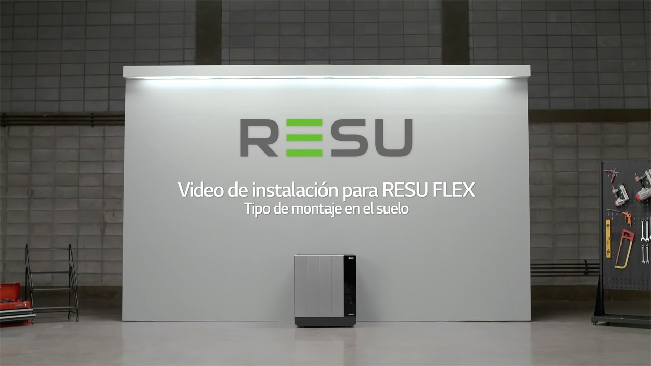 [ES] LG Home Battery RESU FLEX Installation Video_Floor Standing