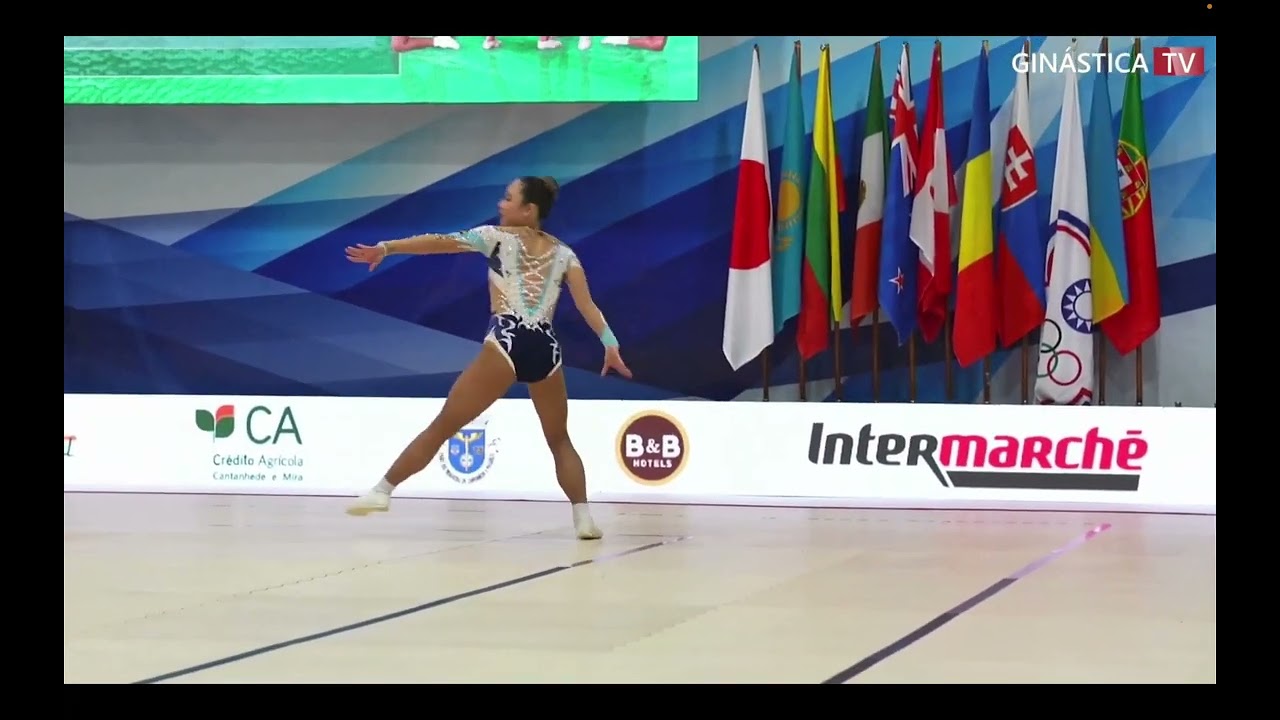 NAVARRO Martina (ESP 1) - 2024 AEROBICS WORLD CUP, CANTANHEDE - Individual Women Qualifications IW