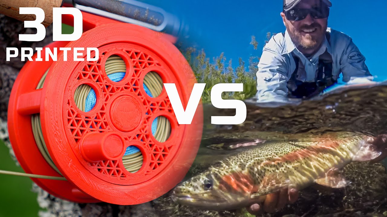 $6.80 3D Printed Fly Reel vs Big Trout | Will it survive?