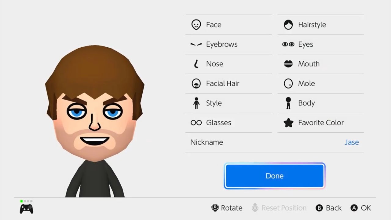 How to make a The Accent Guy mii