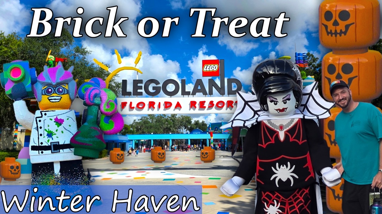 Наш ПЕРВЫЙ Brick or Treat в LEGOLAND Florida | Стоит ли оно того?