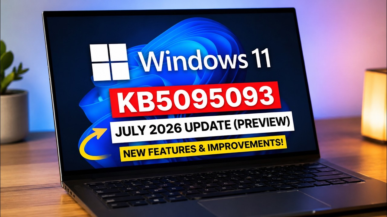 Windows 11 July 2026 Update KB5095093 | Windows 11 KB5095093 build 26200.8728 New Features