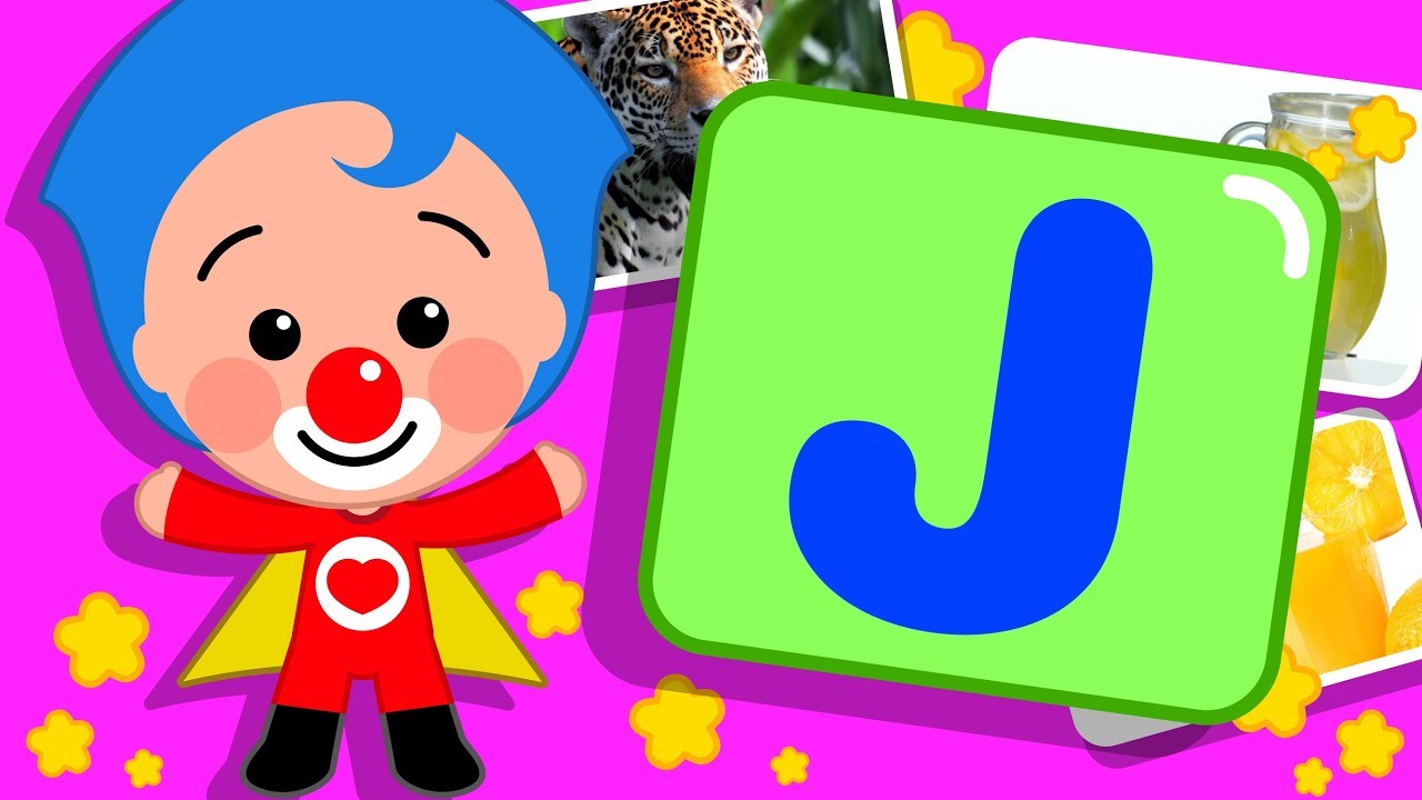 Letra J  | Gira y Aprende Palabras con Plim Plim | Infantil 4K Ultra HD