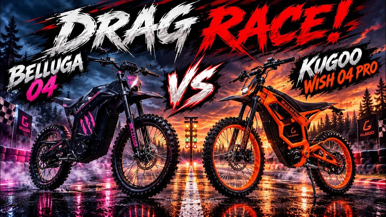Belluga 04 против Kugoo Wish 04 pro! Drag Race!