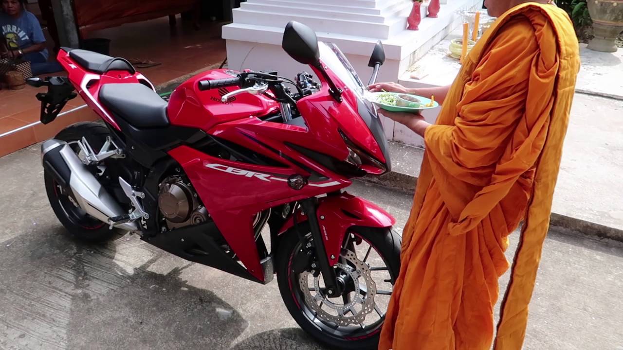 BACK IN THAILAND #8 - blessing of motorcycle and where i am - ISAAN ubon