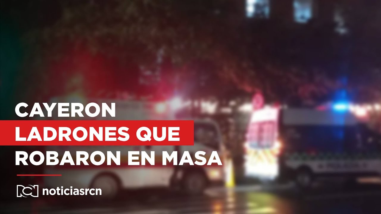Capturaron delincuentes que estarían involucrados en los robos a Masa y otros restaurantes en Bogotá