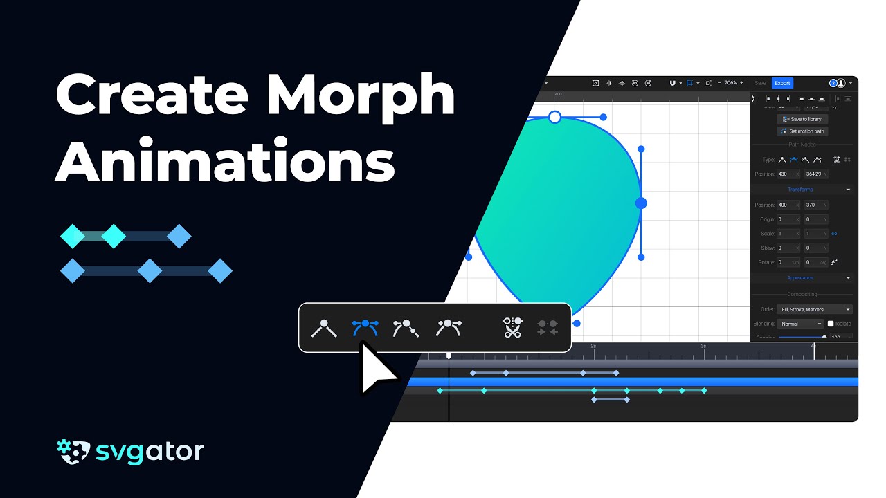 Create Morph Animation | SVGator