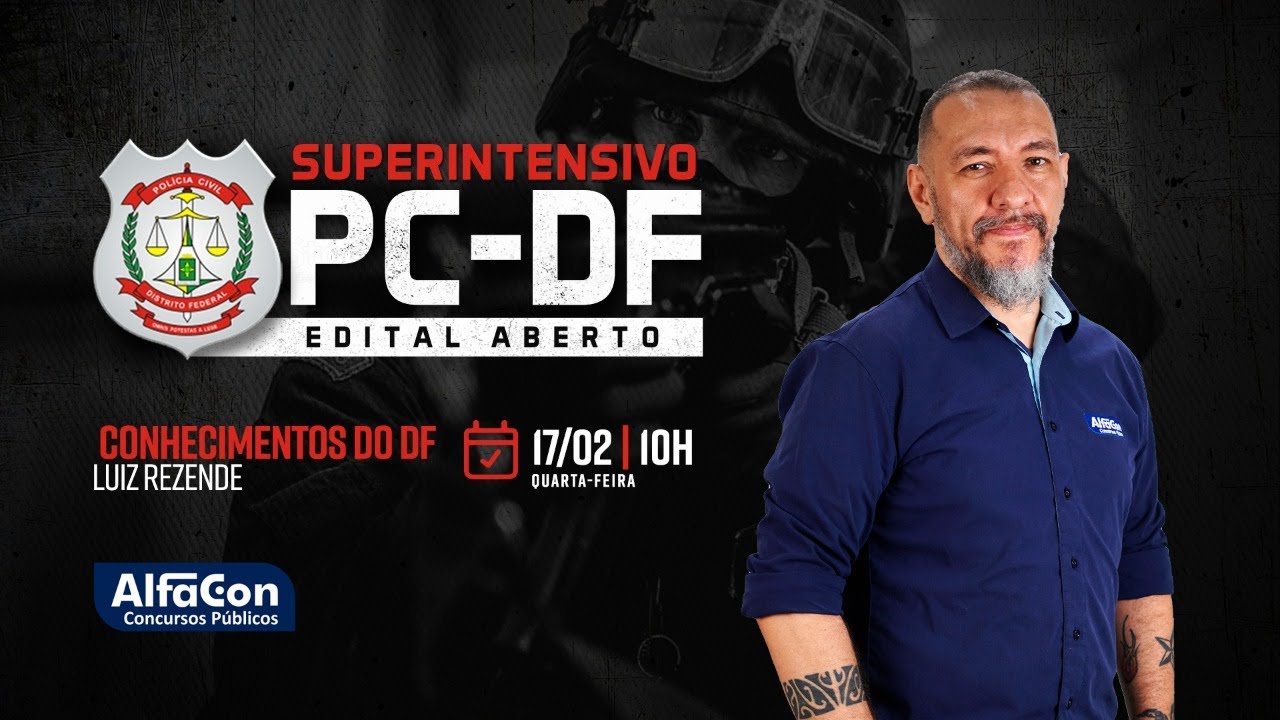 Aula de Conhecimentos do DF - Superintensivo Edital Aberto PCDF | AlfaCon