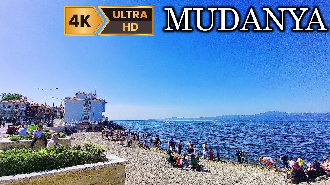 【4K】Mudanya BURSA 2024 - Bursa city walking tour - جولة سيرا على الأقدام في مدينة بورصة