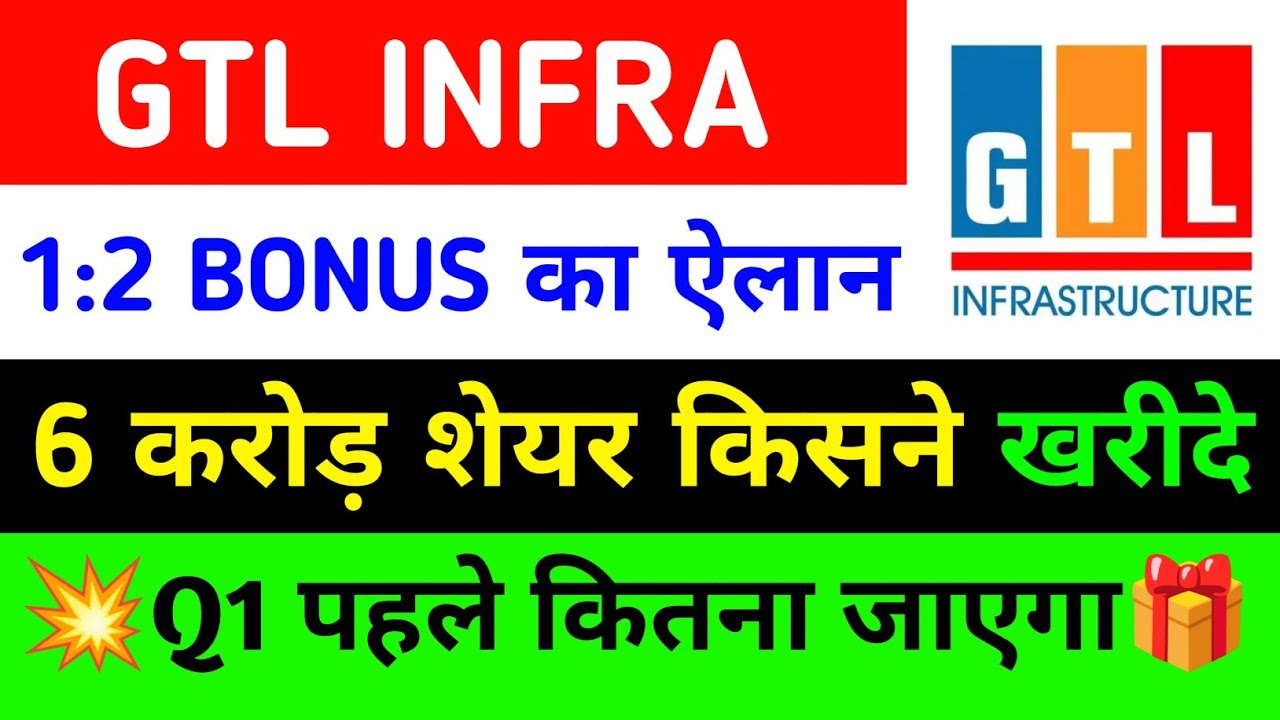 GTL Infra Share Latest News Today | GTL Infrastructure share News Today | GTL Infra Share #gtl
