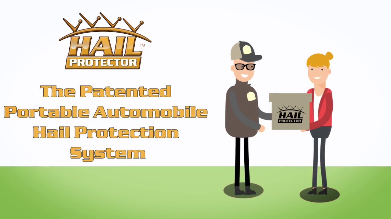 The Portable Hail Protector Automobile System Stops ANY SIZE HAIL