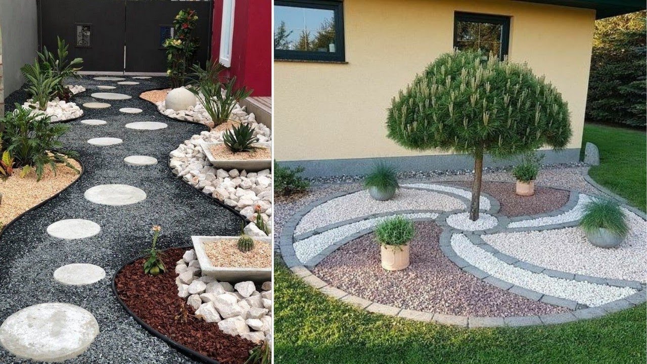 17 ideias de Jardim decorado com Pedras - Inspire em jardim de pedras