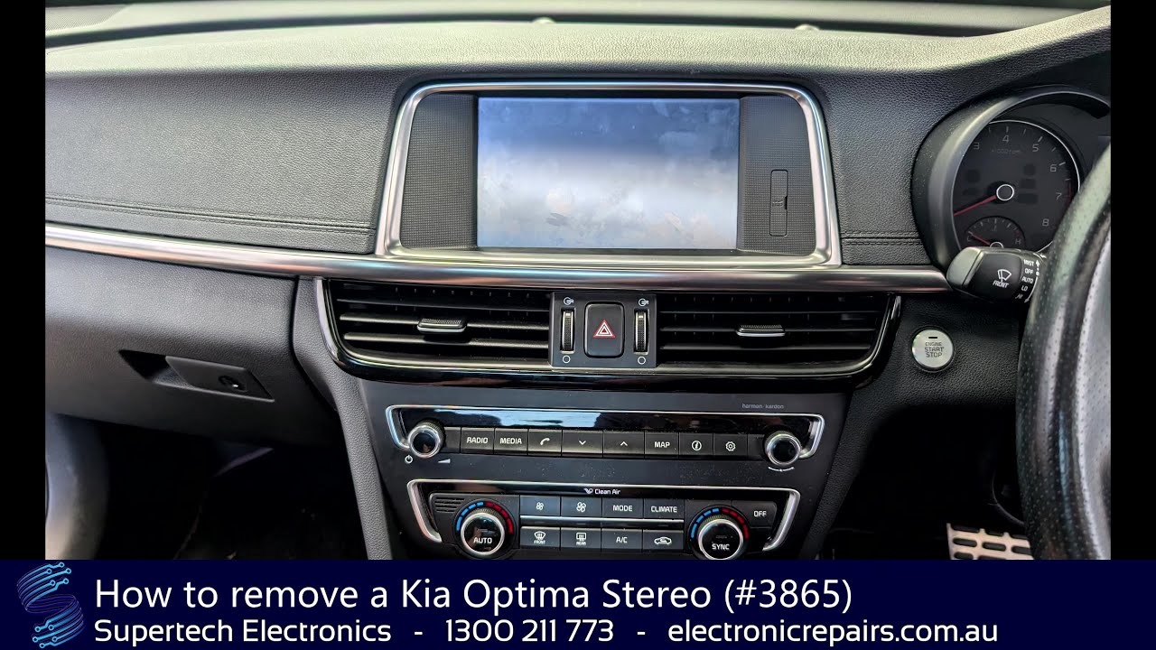 How to remove a Kia Optime Stereo (#3865)