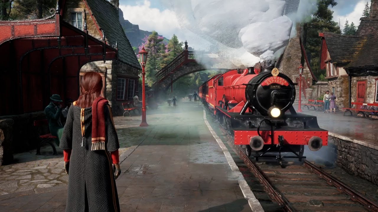 What Happens If You DON'T MOVE For 24 Hours In Hogwarts Legacy? (Hogsmeade Station)