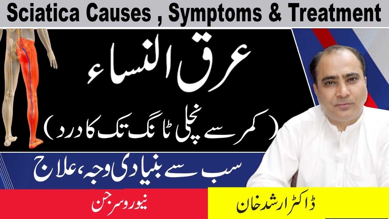 Sciatica Causes,Symptoms And Treatment In Urdu