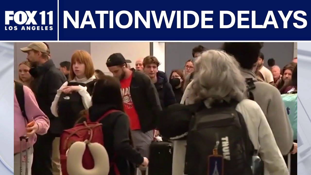 Travelers face long security lines at LAX | FOX 11 LA
