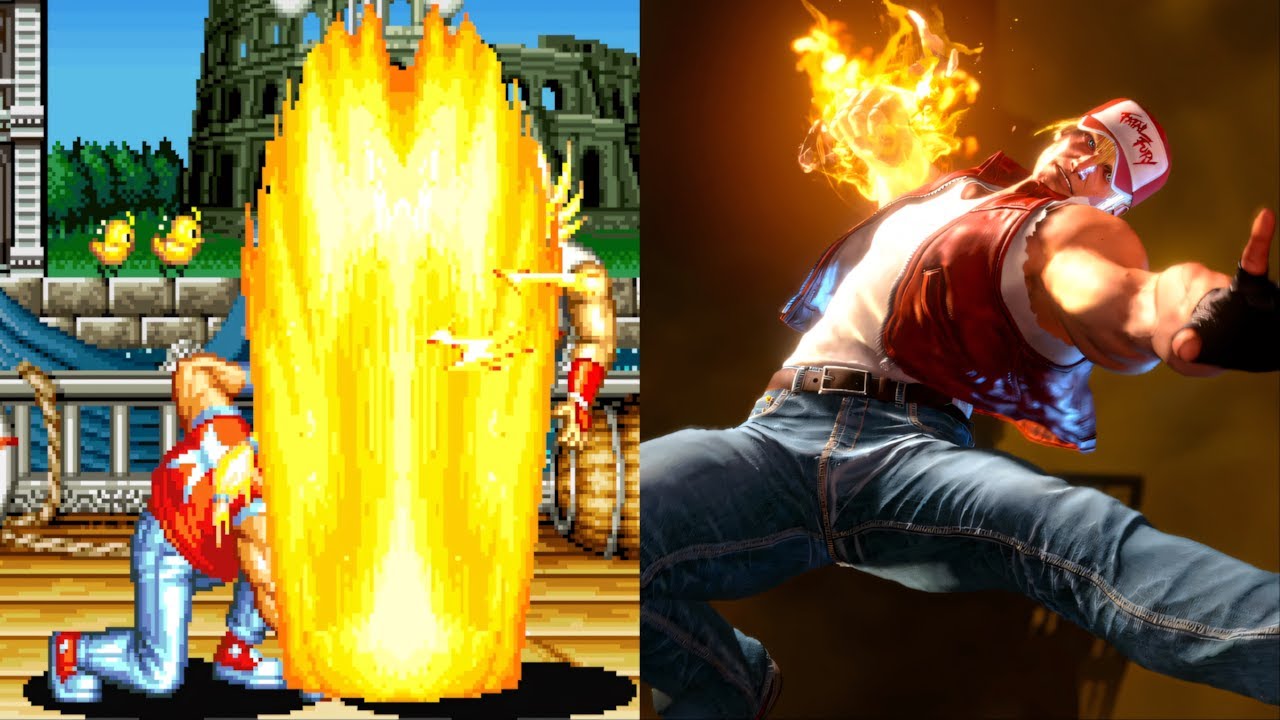 EVOLUTION OF TERRY BOGARD'S SUPER MOVES