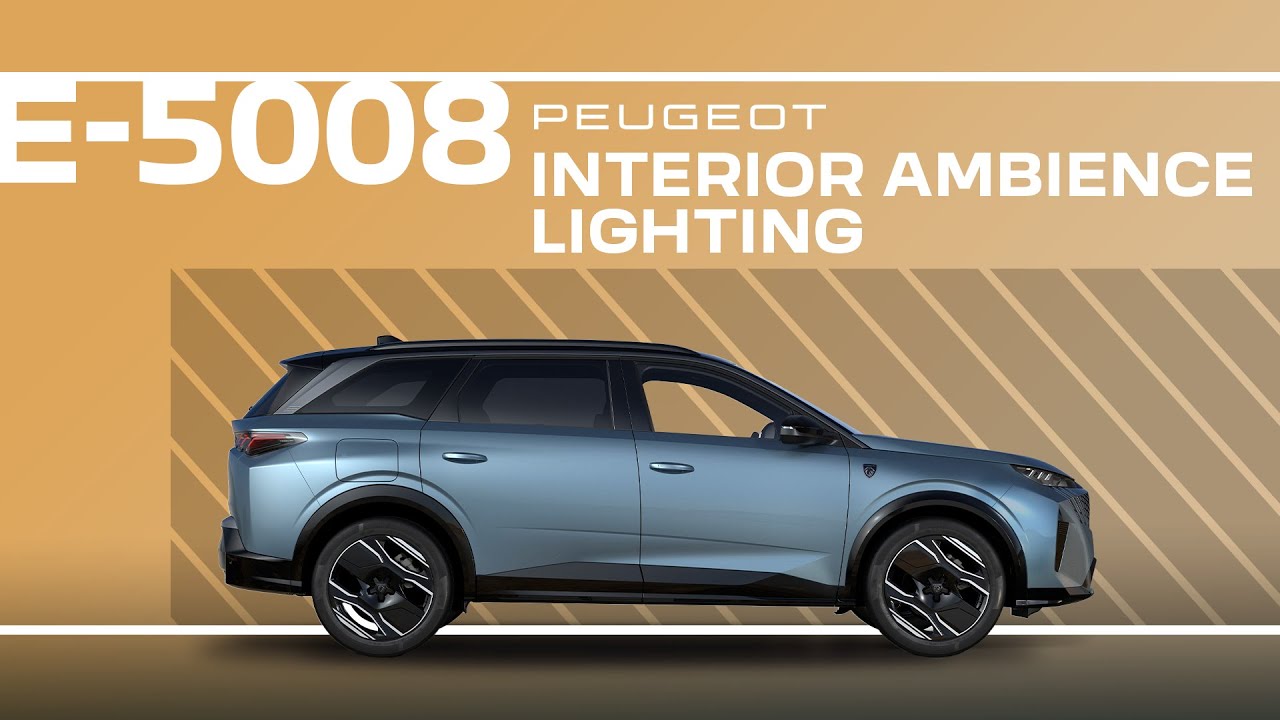 Peugeot E-5008 & 5008 | Tutorial | Interior ambience lighting