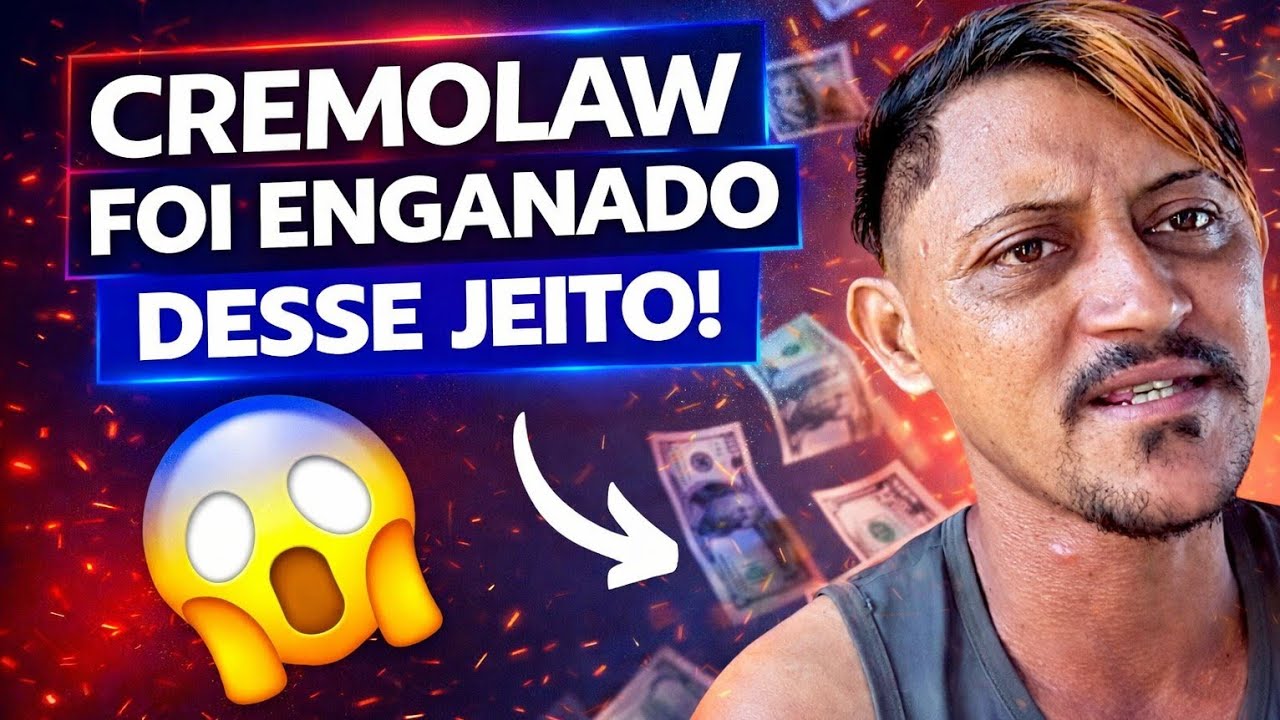 CREMOLAW FOI ENGANADO E PASSADO A PERNA DESSA FORMA!