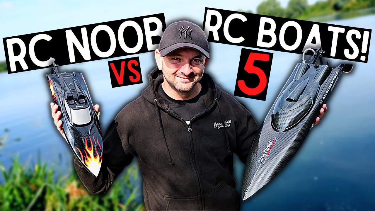 5 RC BOATS & an RC NOOB! What could go wrong?!