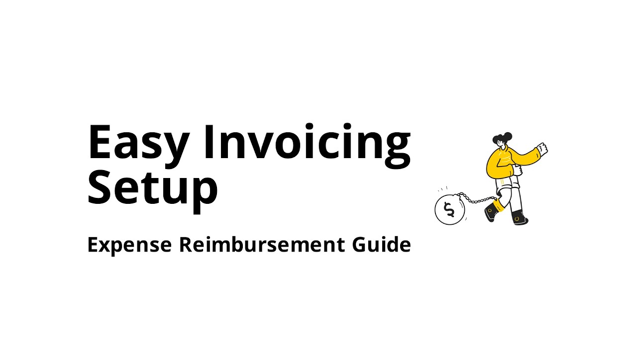How do you set up invoicing software for expense reimbursement (beginner setup)?