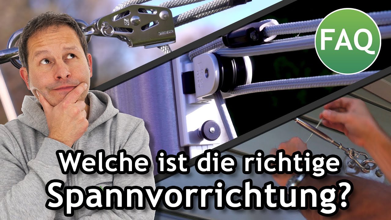 Spannvorrichtungen für Sonnensegel: Welche ist die richtige? | ☀️ Pina