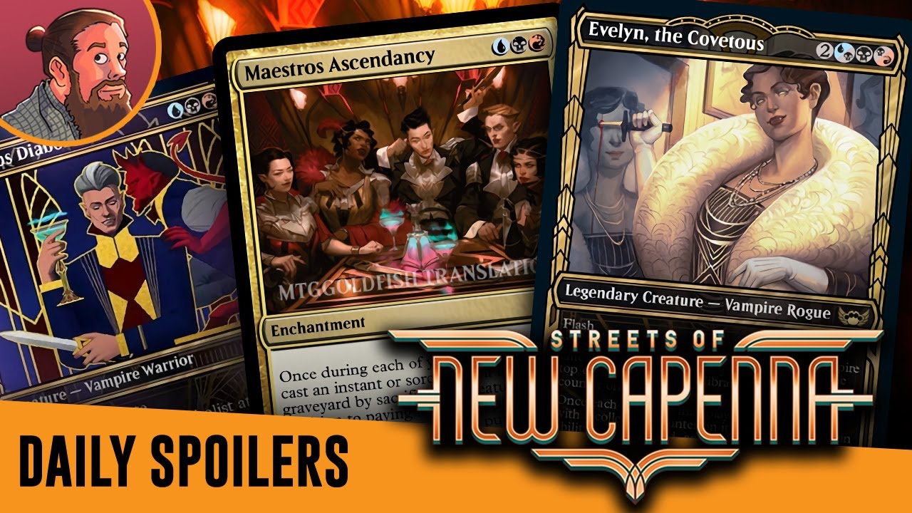 New Capenna MTG Spoilers: April 8 | Spellslinger Enchantments, Theft Vampire Commander + More!