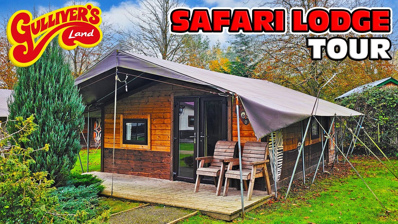 Safari Lodge Tour at Gulliver's Land Theme Park & Resort Milton Keynes (Nov 2024) [4K]