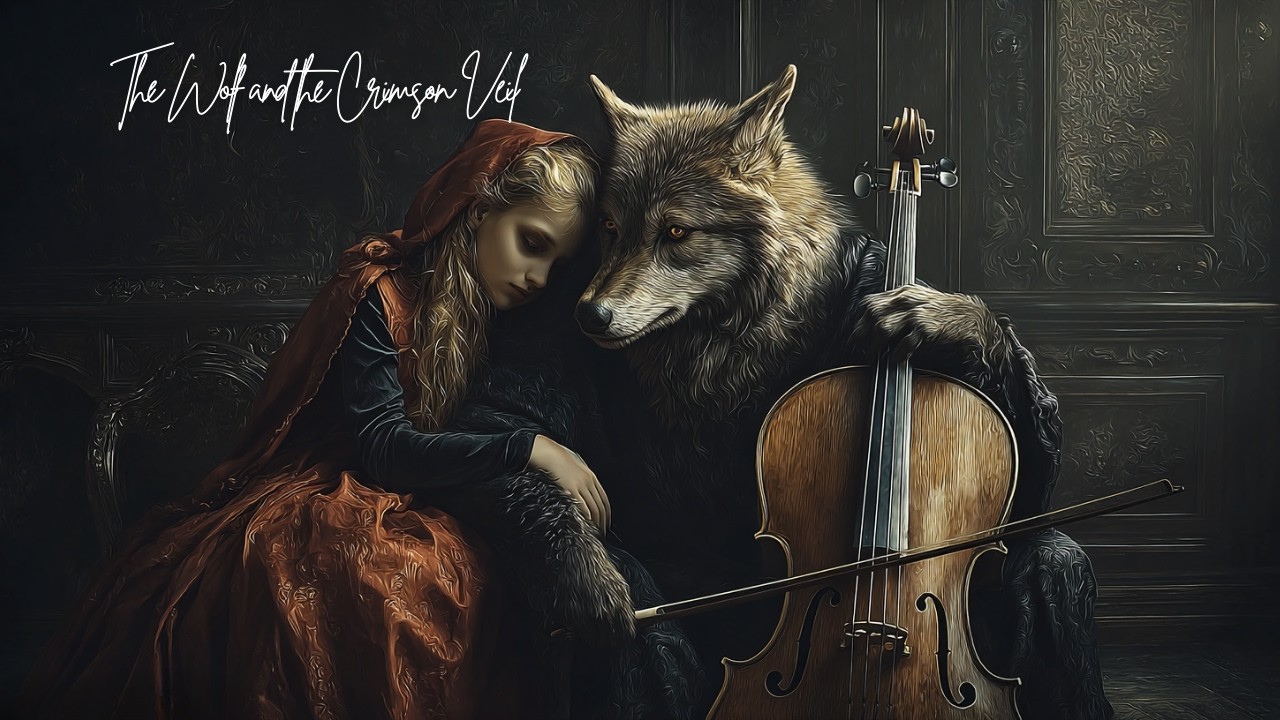 The Wolf and the Crimson Veil | Dark Cello for Deep Focus & Solitude