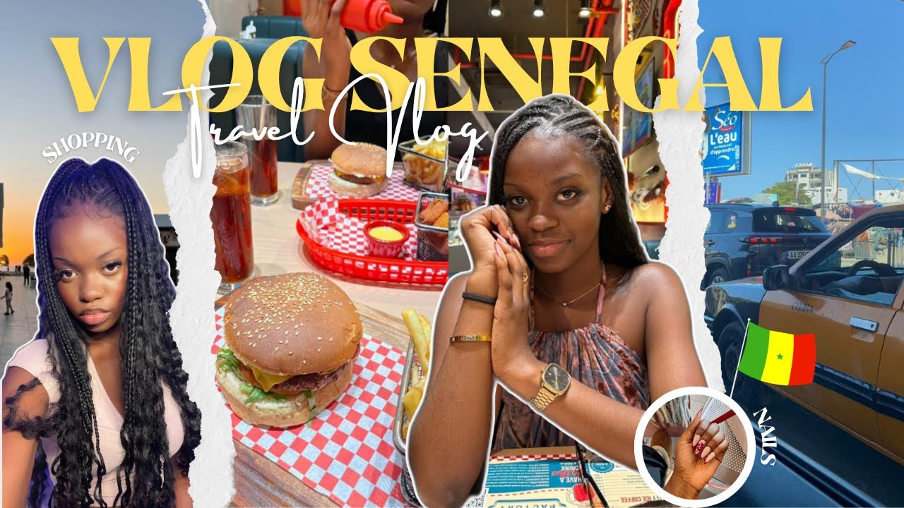 SÉNÉGAL VLOG | Moving to Dakar : Food, nails , shopping & outings ( FR)
