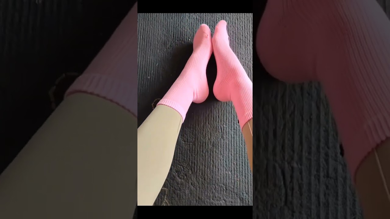 Pretty in Pink: These Socks Look Amazing! ✨  #fashioninspo #foot #chictoes #eleganceandstyle