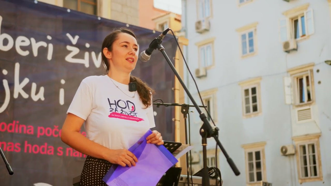 Rijeka, Hod za život, 13. 9. 2025. - govor - Katarina Grabrović