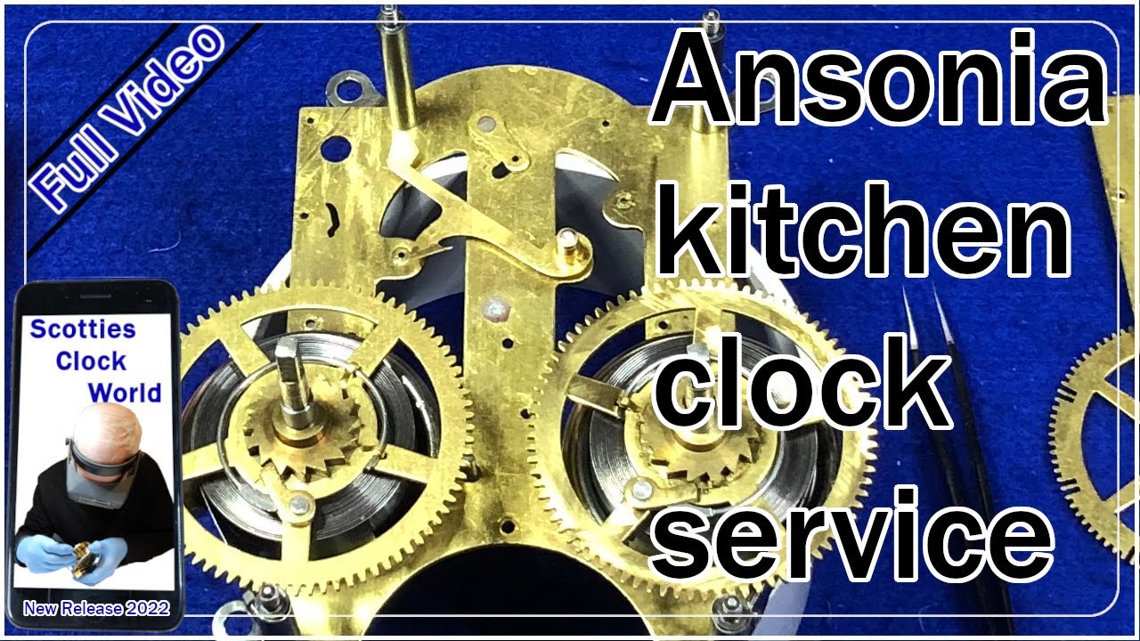 Ansonia Kitchen Clock Service - Full Video