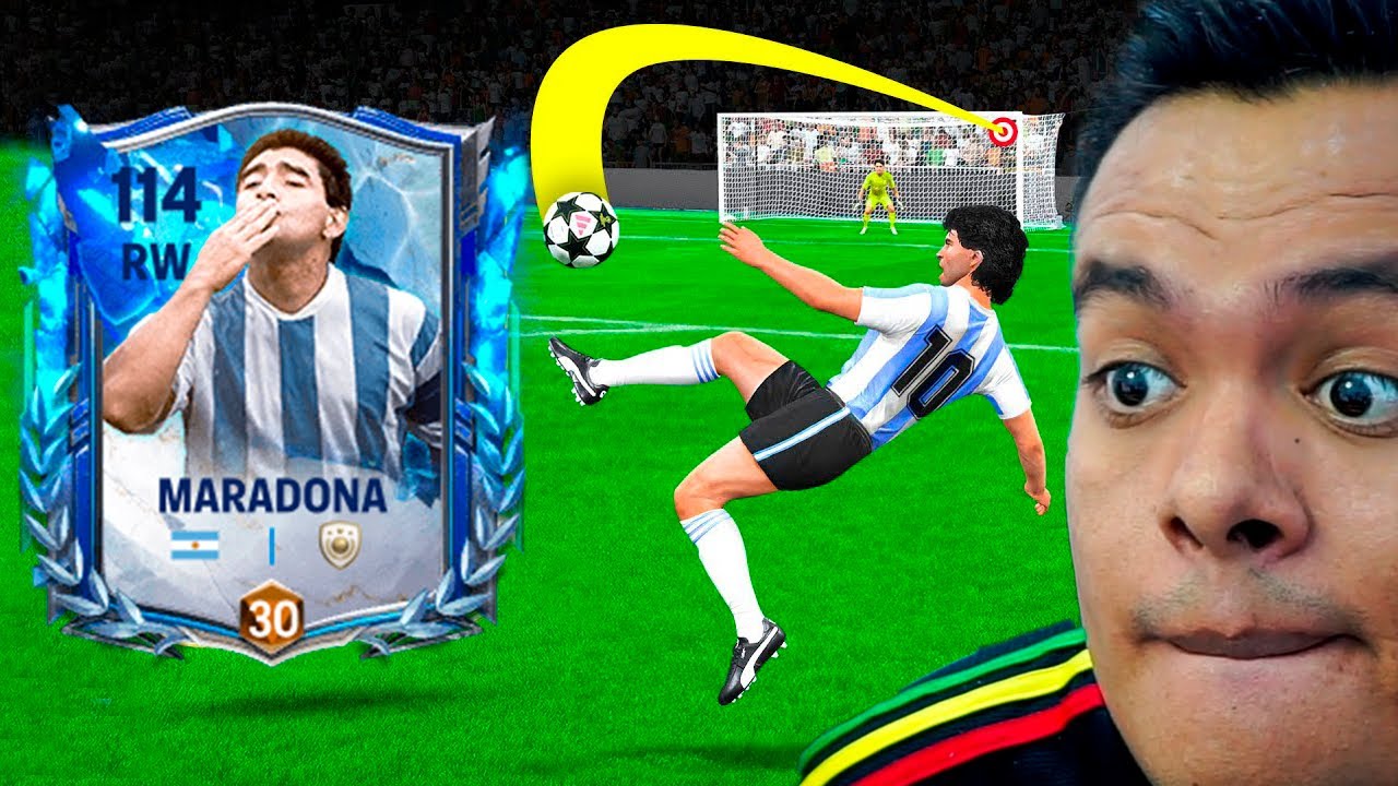 DIEGO MARADONA, Pero con su Mejor Carta al Máximo!