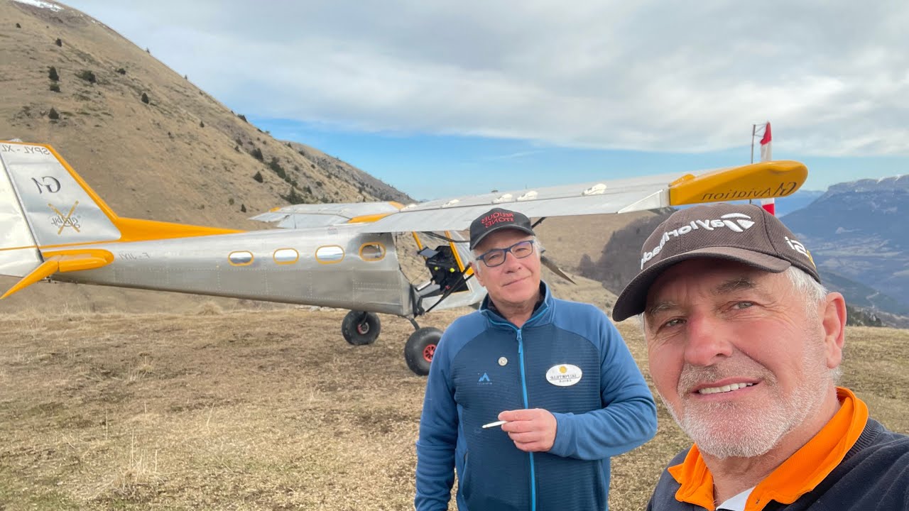 Vol en Ulm G1 , La Salette , L’Escoulin et le Col de Bacchus . #g1aviation