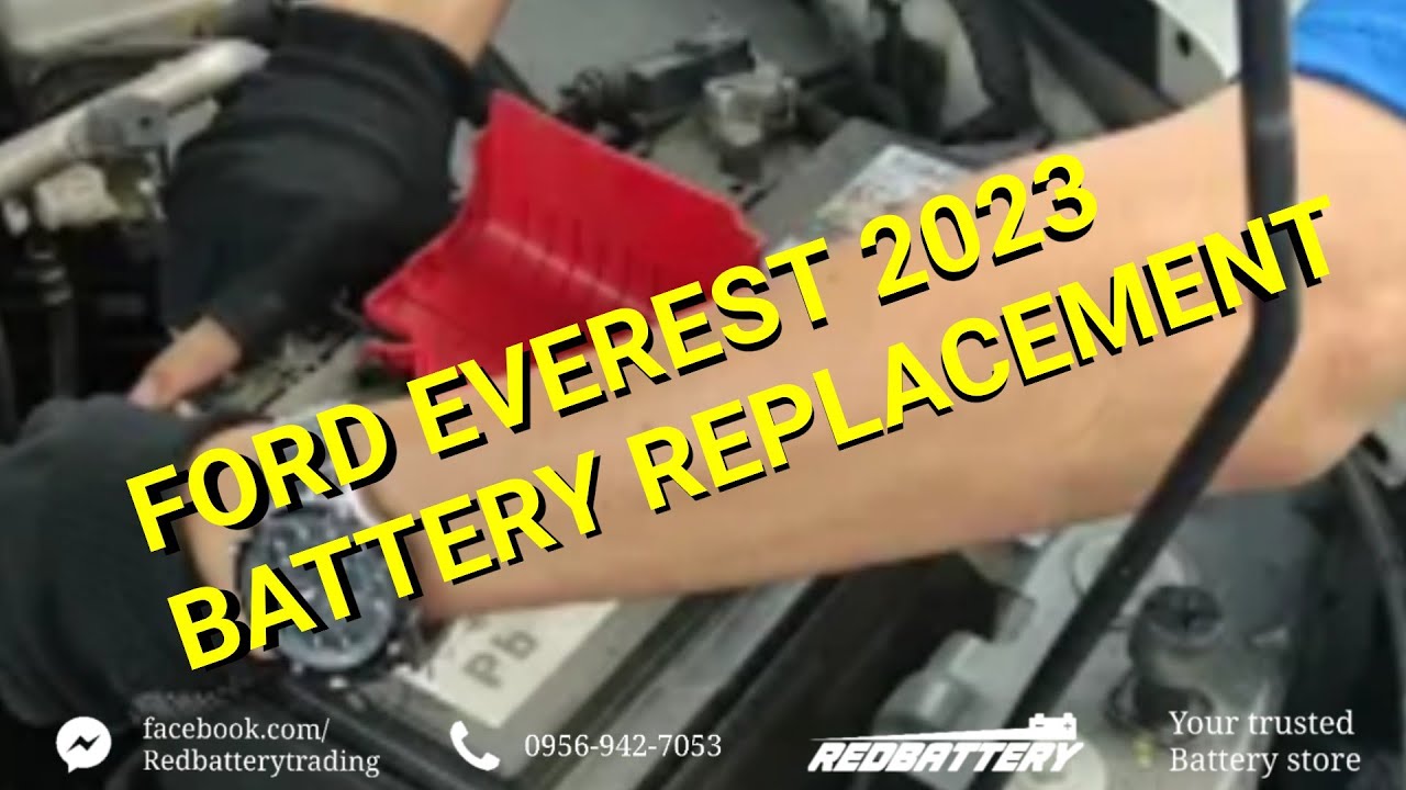 Ford everest titanium 2023 next-gen battery replacement