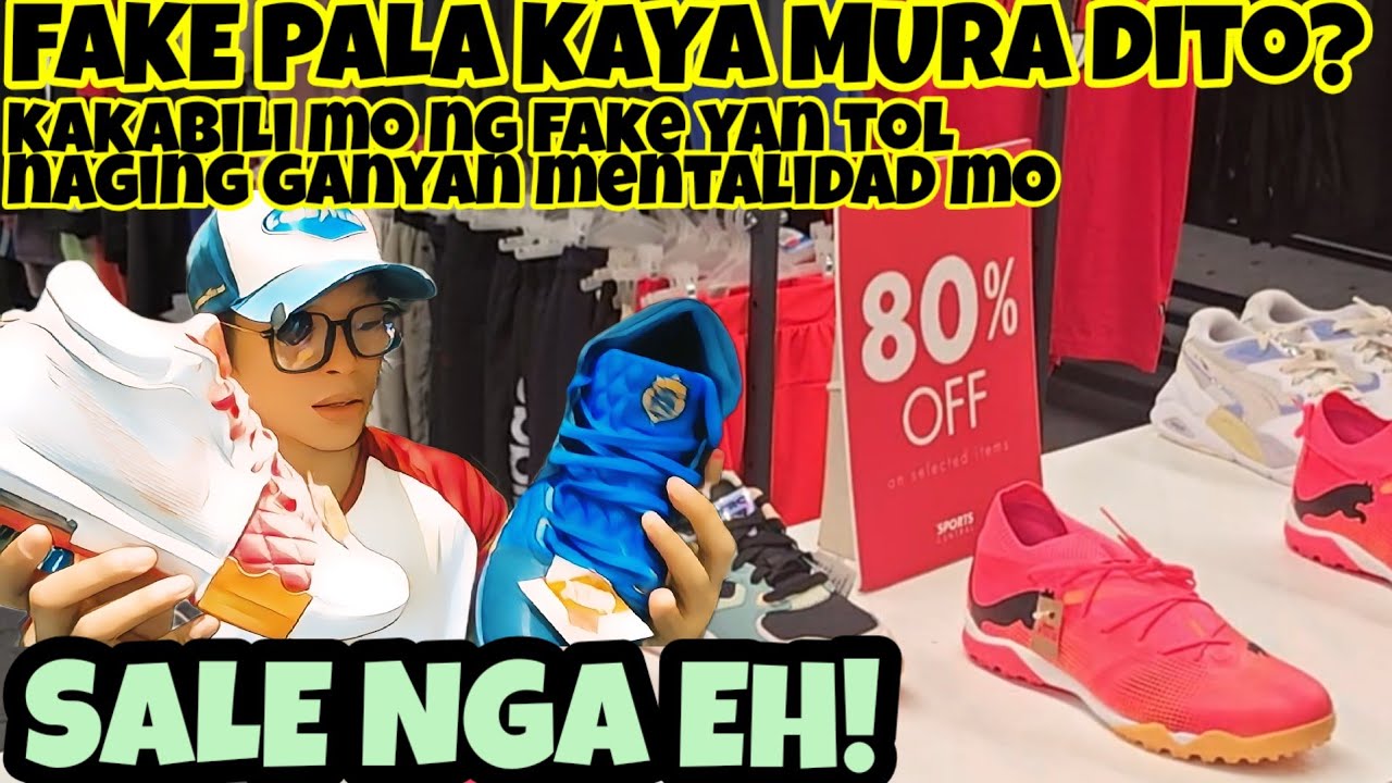 SPORTS CENTRAL SALE 70% BASKETBALL SHOES AT IBA PA NA PARANG PRESYONG PEKE NA! 