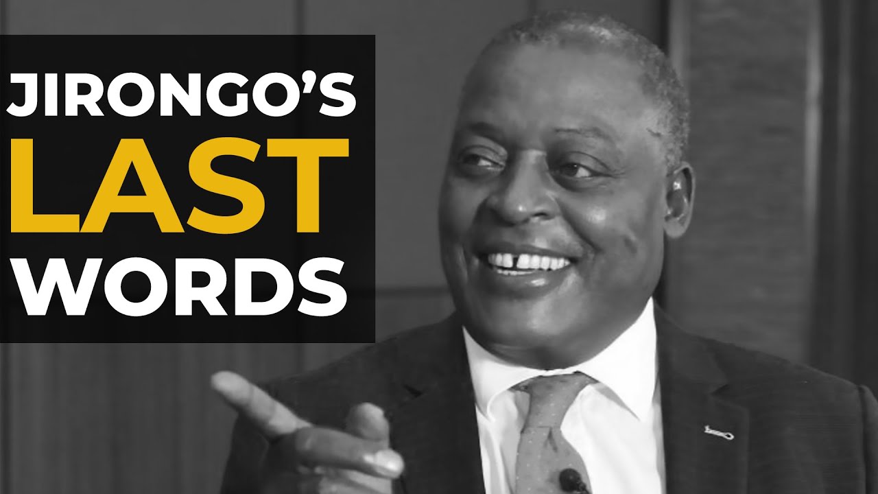 Cyrus Jirongo last words